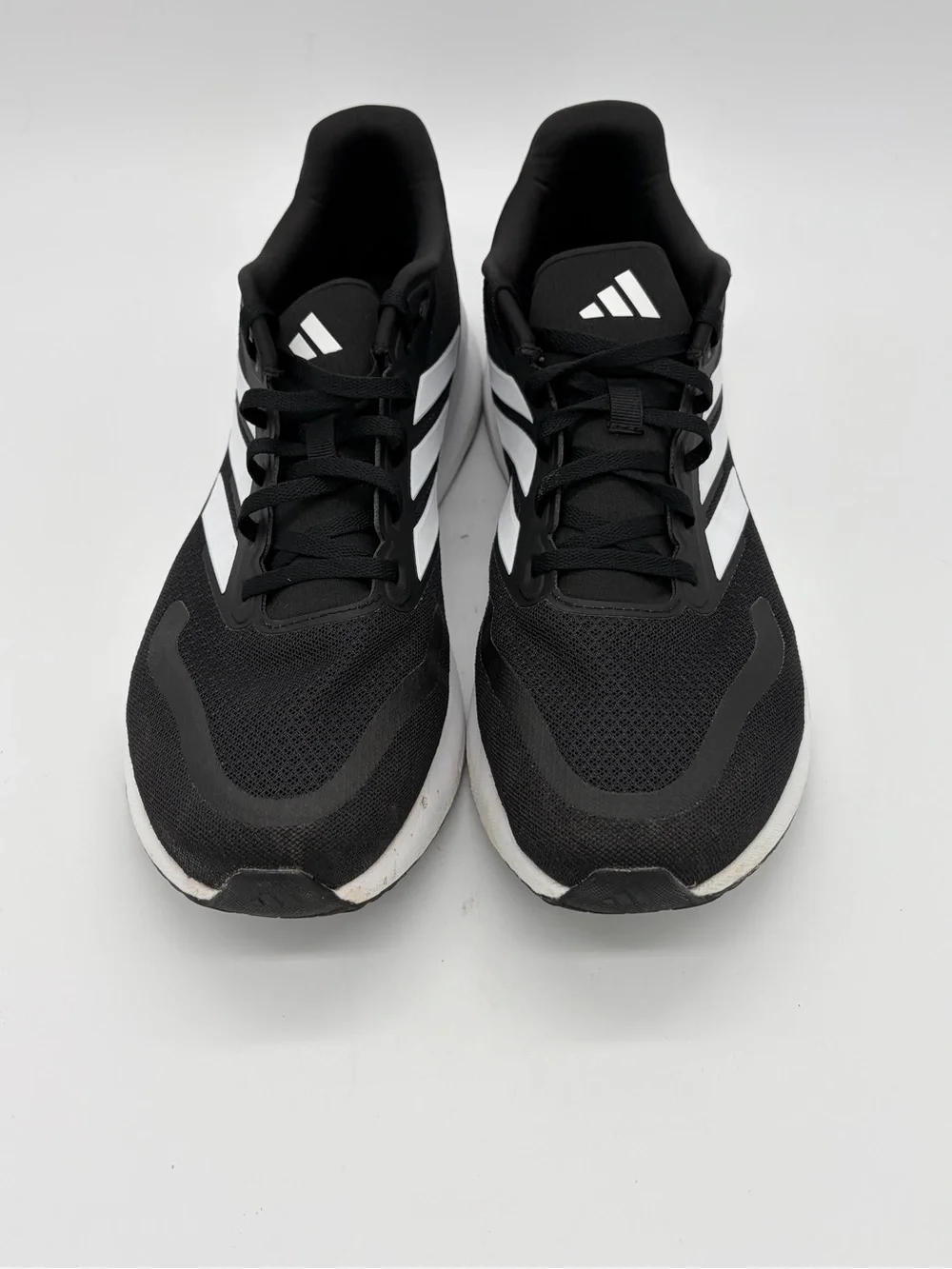 adidas Black and White Men's Athletic Running Shoes